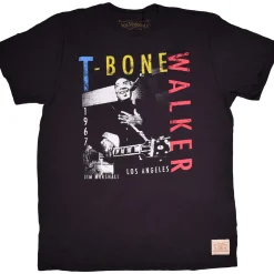 Clearance T-Bone Walker Los Angeles '67 Black Athletic T-Shirt Athletic T-Shirt | T-Shirt