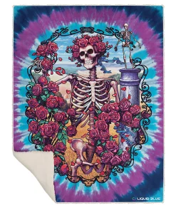 New 30th Anniversary Fleece Throw Blanket Grateful Dead | Classic