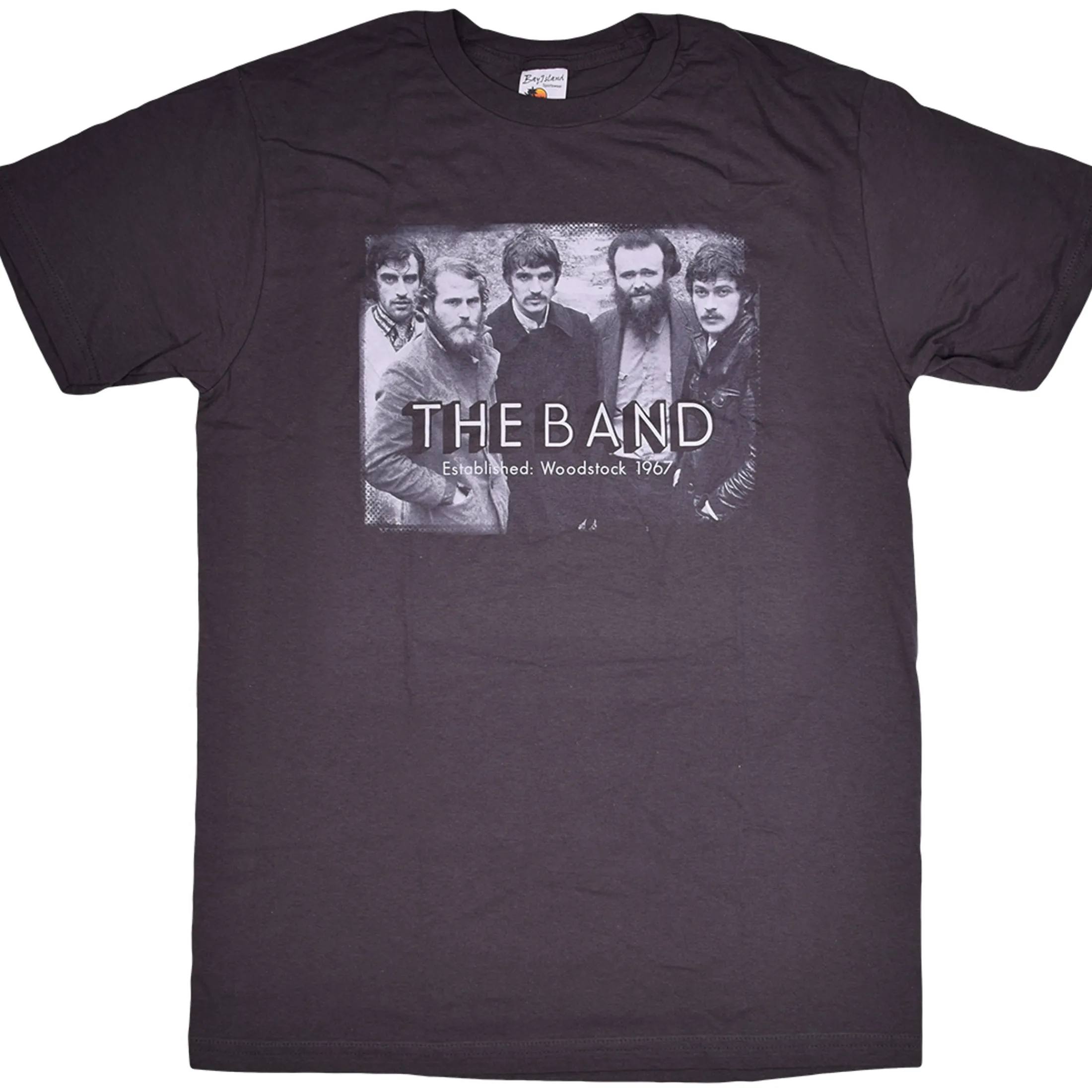 Best The Band Woodstock Photo Grey T-Shirt T-Shirt | The Band