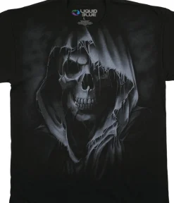 Sale The Reaper Black T-Shirt T-Shirt | Halloween