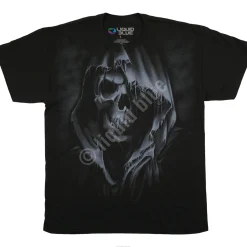 Sale The Reaper Black T-Shirt T-Shirt | Halloween