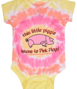 Best This Lil' Piggy Tie-Dye Onesie Kids Onesies | Pink Floyd