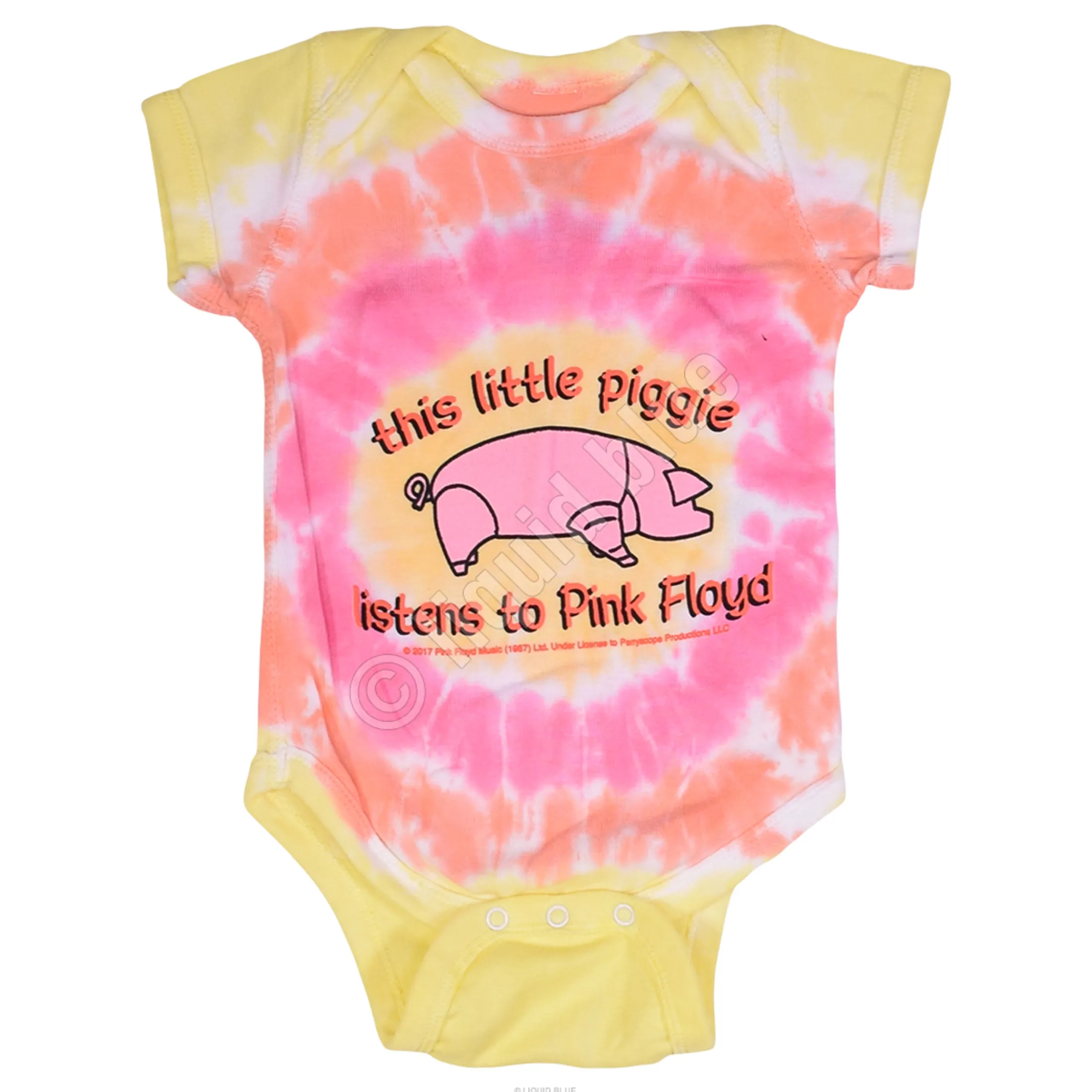 Best This Lil' Piggy Tie-Dye Onesie Kids Onesies | Pink Floyd