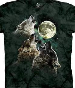 Hot Three Wolf Moon® Kids' T-Shirt Kids Youth | Wolf Shirt Collection