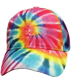 Online Tie-Dye Pastel Spiral Hat Hats
