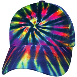 Online Tie-Dye Rainbow Streak Hat Hats