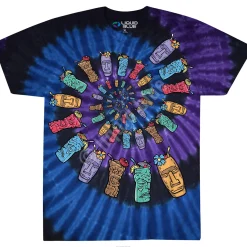 Clearance Tiki Spiral Tie-Dye T-Shirt T-Shirt | Food