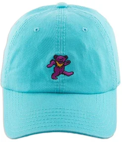 Best Tiny Purple Bear Dad Hat Hats | Grateful Dead