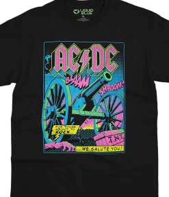 Discount TNT Blacklight Black T-Shirt T-Shirt | Blacklight
