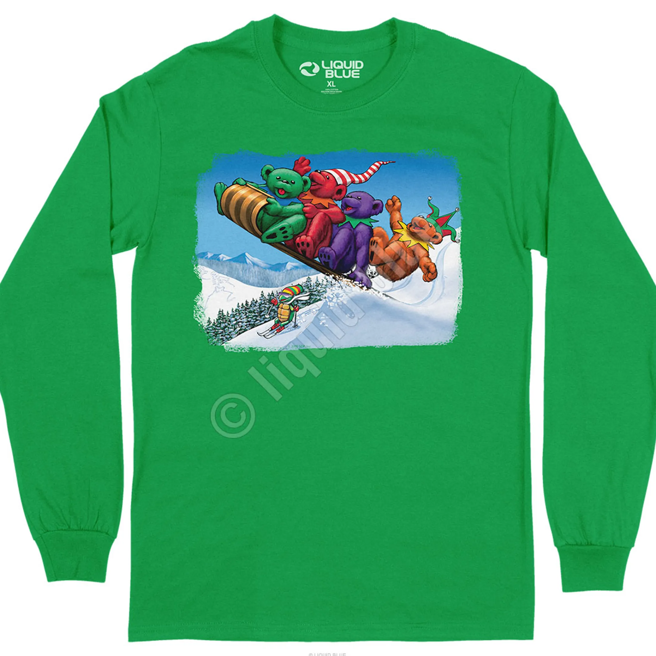 Fashion Toboggan Bears Long Sleeve T-Shirt Long Sleeve | Toboggan Bears