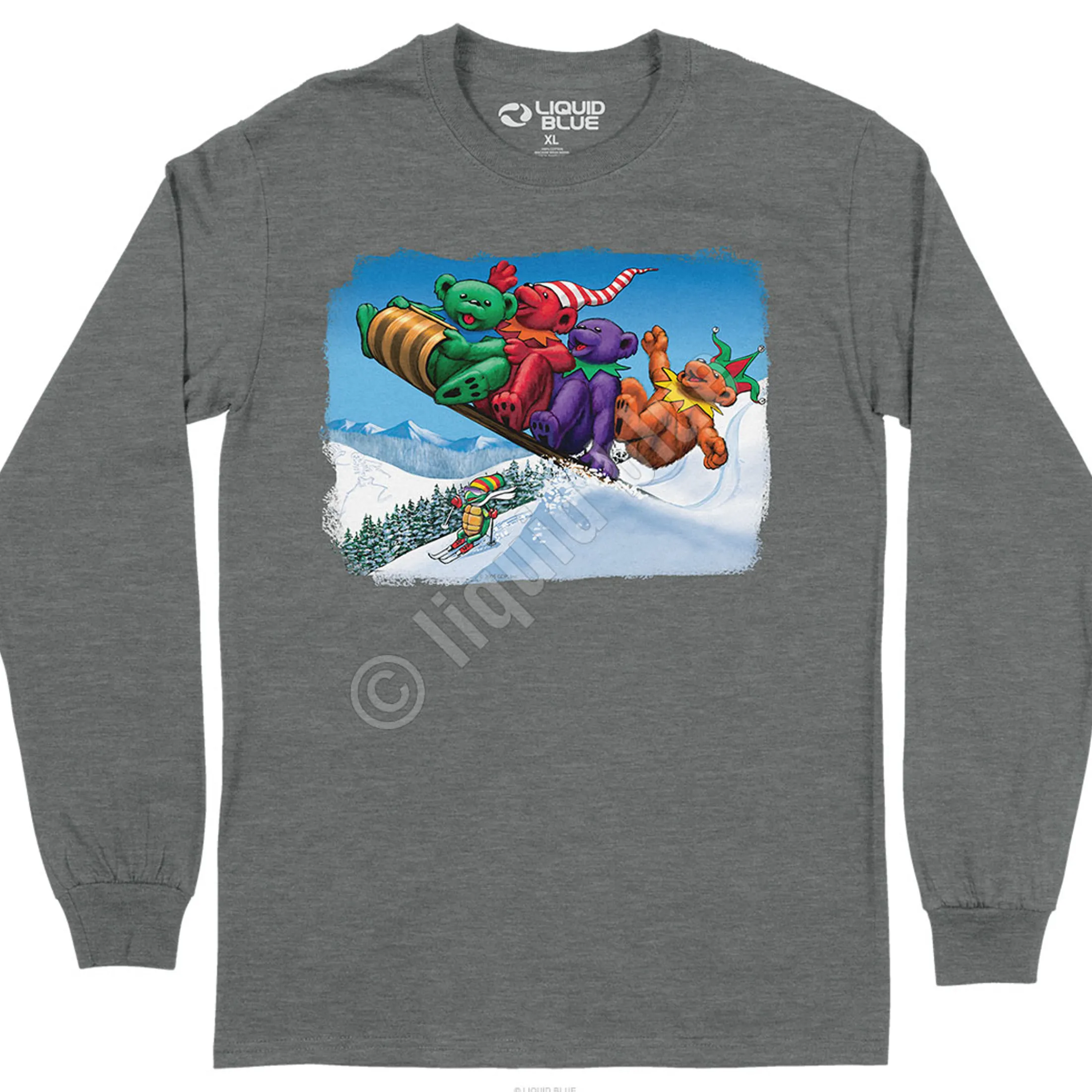 Fashion Toboggan Bears Long Sleeve T-Shirt Long Sleeve | Toboggan Bears