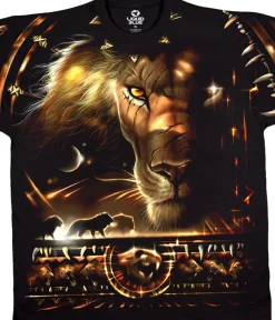 Best Tribal Lion Black T-Shirt T-Shirt | Exotic Wildlife