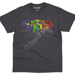Sale Trippy Bears Grey T-Shirt T-Shirt | Grateful Dead