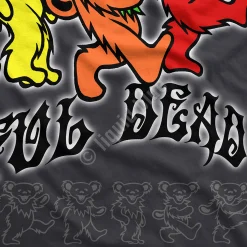Sale Trippy Bears Grey T-Shirt T-Shirt | Grateful Dead