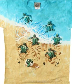 Best Turtle Beach Youth Tie-Dye T-Shirt Kids Youth | Aquatic