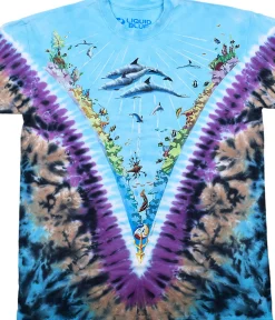 Best Underwater Tie-Dye T-Shirt T-Shirt | Aquatic