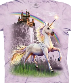 Online Unicorn Castle Kids' T-Shirt Kids Youth | Unicorns