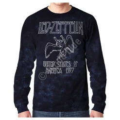 Clearance USA Tour 77 Tie-Dye Long Sleeve T-Shirt Long Sleeve | Led Zeppelin