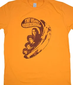 New Velvet Underground VU Says Yellow T-Shirt T-Shirt | Velvet Underground
