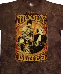 Sale Vintage Poster Tie-Dye T-Shirt T-Shirt | Moody Blues