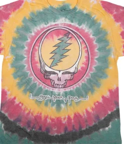 Sale Vintage Rasta SYF Poly-Cotton Tie-Dye T-Shirt Poly-Cotton T-Shirt | Grateful Dead