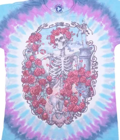 Sale Vintage 30th Anniversary Poly-Cotton Tie-Dye T-Shirt Poly-Cotton T-Shirt | Grateful Dead