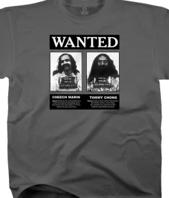 Best Wanted Grey Athletic T-Shirt Athletic T-Shirt | Cheech And Chong