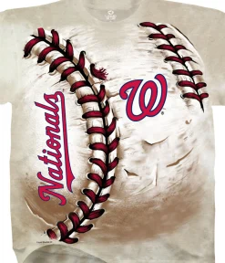 Hot Washington Nationals Hardball Tie-Dye T-Shirt T-Shirt | Washington Nationals