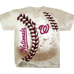 Hot Washington Nationals Hardball Tie-Dye T-Shirt T-Shirt | Washington Nationals