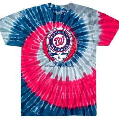 New Washington Nationals Steal Your Base Tie-Dye T-Shirt T-Shirt | Washington Nationals
