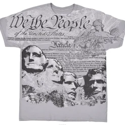 Fashion We The People Grey T-Shirt T-Shirt | Americana