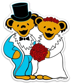 Sale Wedding Bears Sticker Grateful Dead | Classic