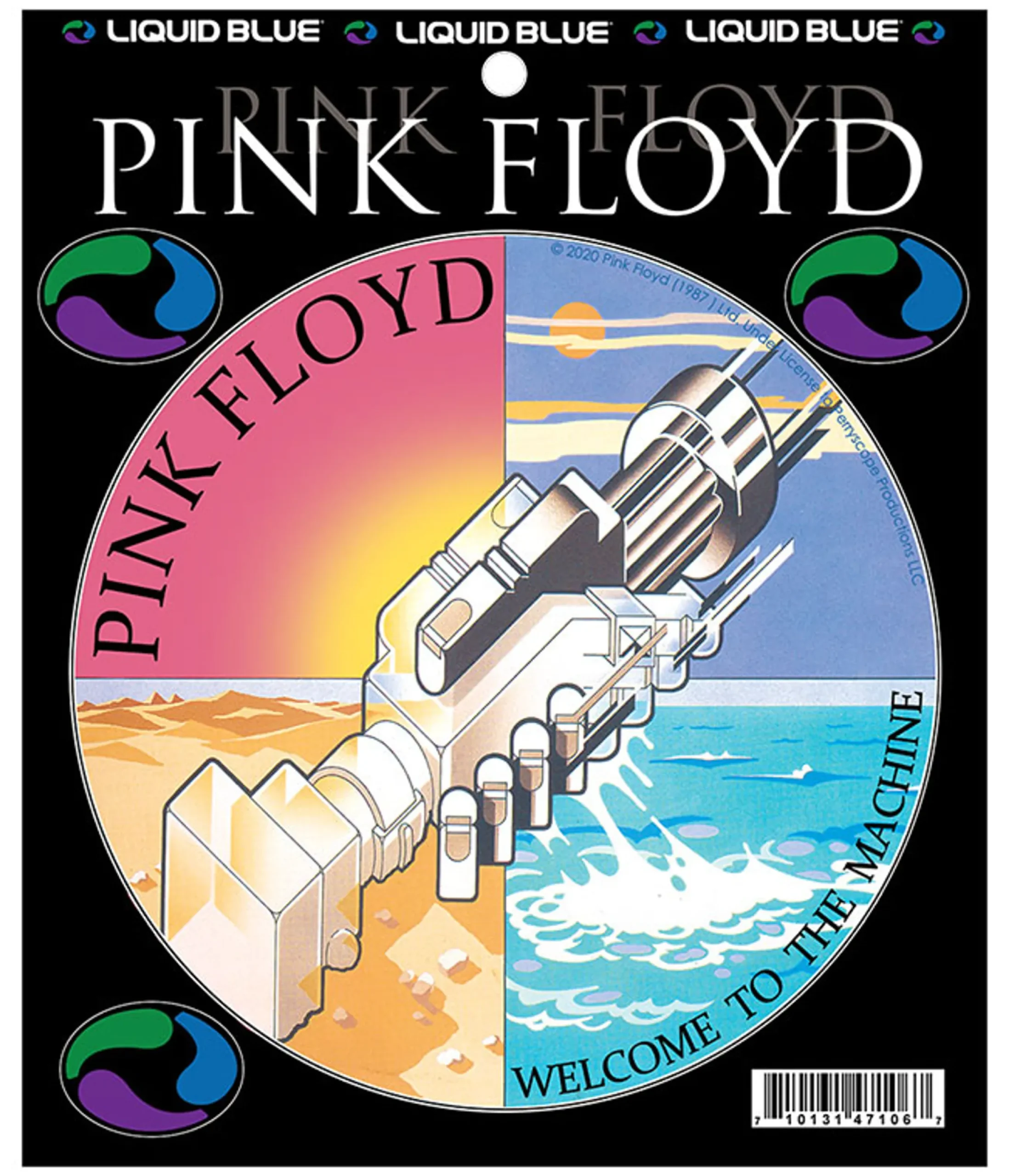Sale Welcome To The Machine Sticker Pink Floyd