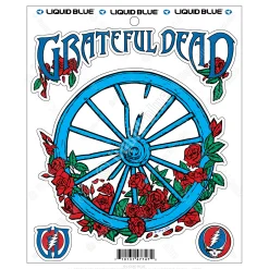 Sale Wheel and Roses Multi Sticker Grateful Dead | Classic