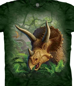 Discount Wild Triceratops Kids' T-Shirt Kids Youth | Dinosaurs