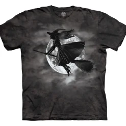 Fashion Witch Moon Classic Cotton T-Shirt T-Shirt | Halloween