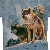 Best Wolf Couple Sunset Classic Cotton T-Shirt T-Shirt | Wolf Shirt Collection