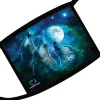 Fashion Wolf Moon Face Covering Face Coverings | Liquid Blue