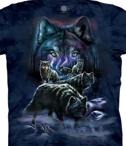 Outlet Wolf Pack Classic Cotton T-Shirt T-Shirt | Wolf Shirt Collection