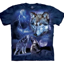 Discount Wolves Of The Storm Classic Cotton T-Shirt T-Shirt | Wolf Shirt Collection