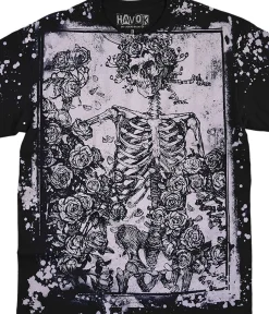 Outlet Woodcut Havok Black T-Shirt T-Shirt | Havok