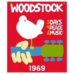 Hot Woodstock 69 Fleece Blanket Woodstock