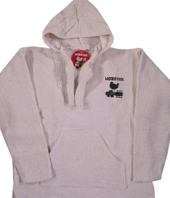 Hot Woodstock Anniversary Natural Baja Hoodie Hoodie | Woodstock