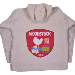 Hot Woodstock Anniversary Natural Baja Hoodie Hoodie | Woodstock