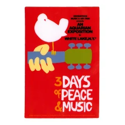 Sale Woodstock Classic Red Sticker Woodstock