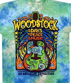 New Woodstock Music Festival Tie-Dye T-Shirt T-Shirt | Woodstock