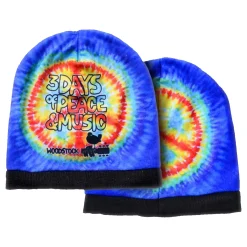 Best Woodstock Peace Tie-Dye Beanie Hats | Woodstock