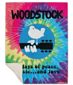 Hot Woodstock Spiral Fleece Throw Blanket Woodstock | Woodstock