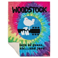 Hot Woodstock Spiral Fleece Throw Blanket Woodstock | Woodstock