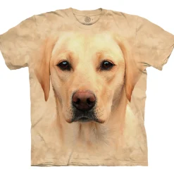 Online Yellow Lab Portrait Classic Cotton T-Shirt T-Shirt | Pets